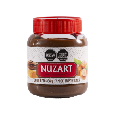 Imagen de CREMA DE AVELLANAS NUZART 350 G