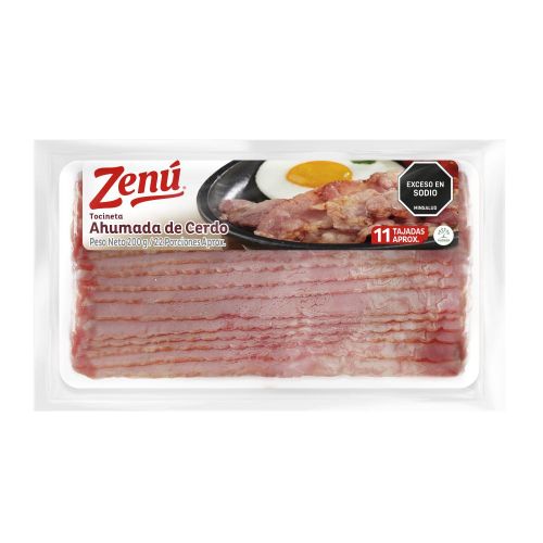 Imagen de Tocineta ZENU ahumada (200  gr)