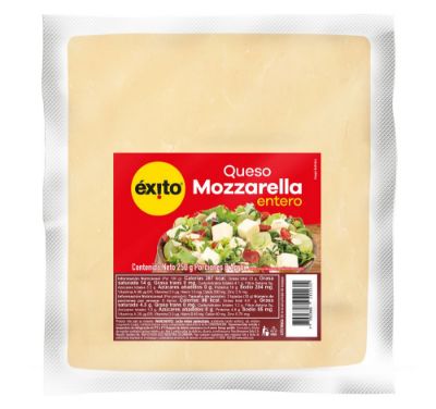 Imagen de Queso  EXITO MARCA PROPIA mozarella entero (250  gr)