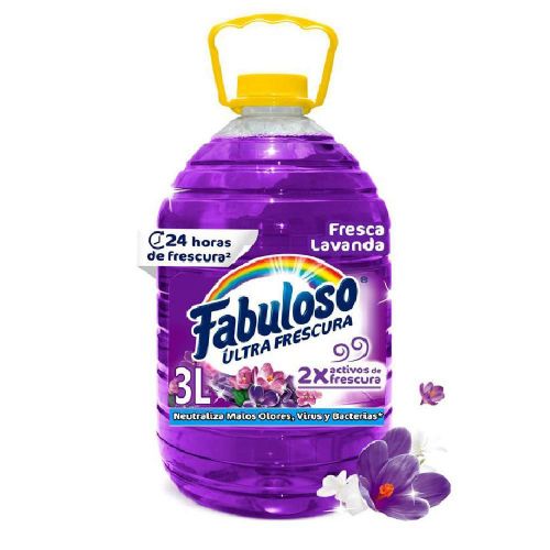 Imagen de Limpiapisos FABULOSO antibacterial lavanda (3000  ml)