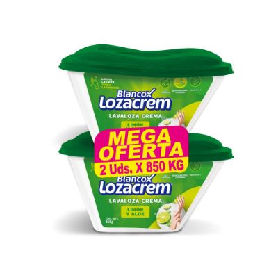Imagen de Lavaloza LOZA CREM aroma limón y aloe (1700  gr)