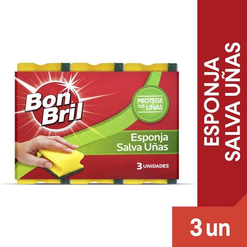 Imagen de Esponja BON BRIL salva uñas (3  und)