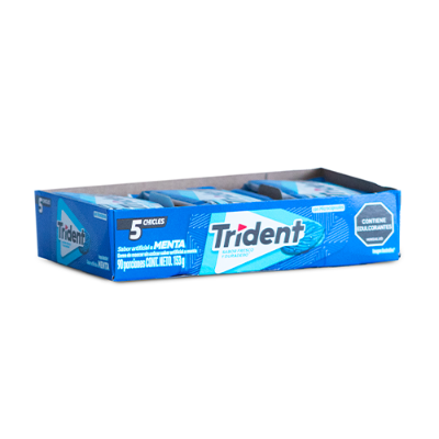 Imagen de TRIDENT MENTA SIN AZUCAR 5S 8.5 GR
