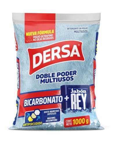 Imagen de Detergente en polvo DERSA multiusos bicarbonato (1000  gr)