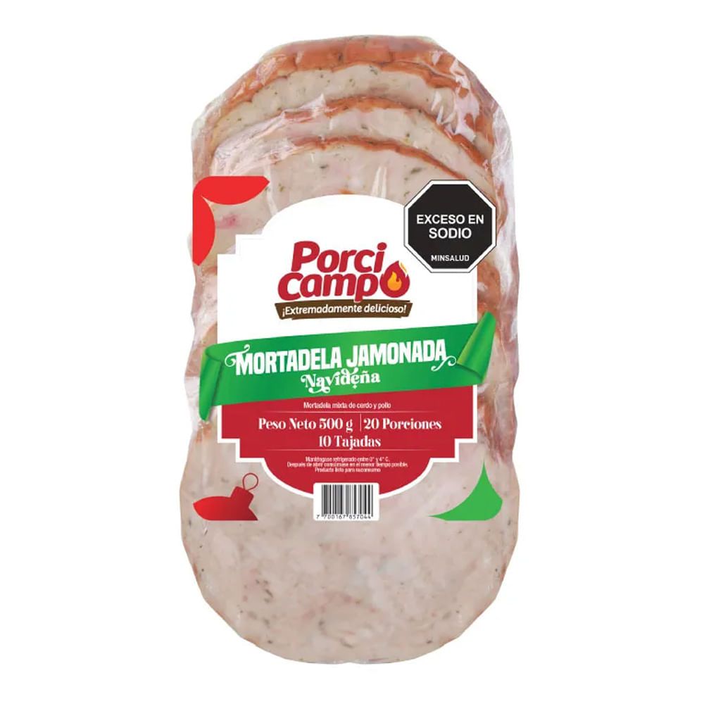 Imagen de Mortadela AVICAMPO jamonada navidad x400 g