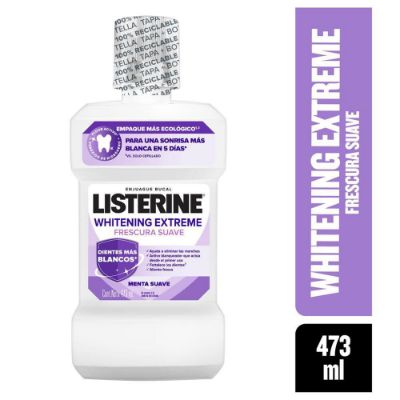 Imagen de Enjuague bucal LISTERINE whitening extreme frescura suave (473  ml)
