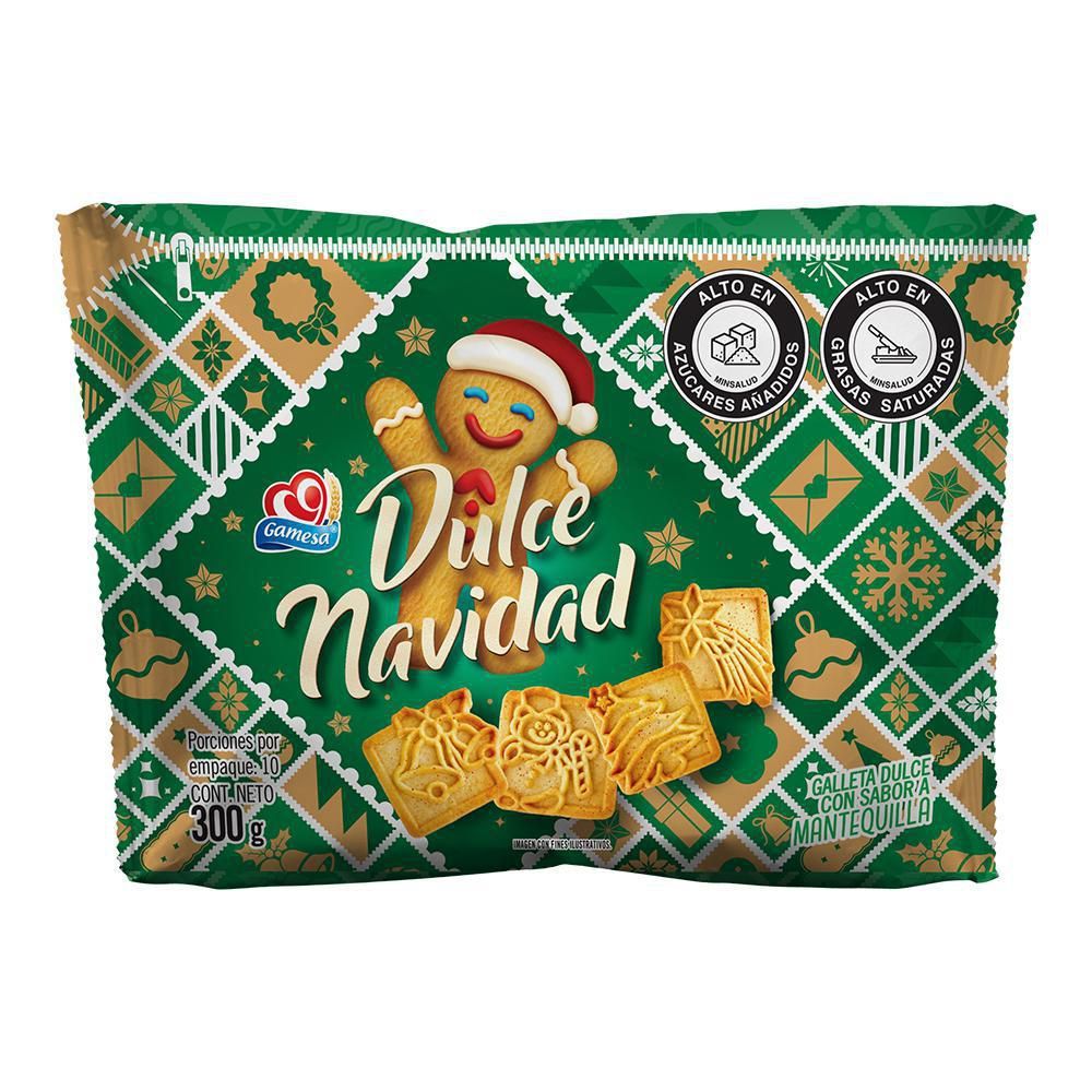 Imagen de Galletas navidad GAMESA con sabor a mantequilla (300  gr)