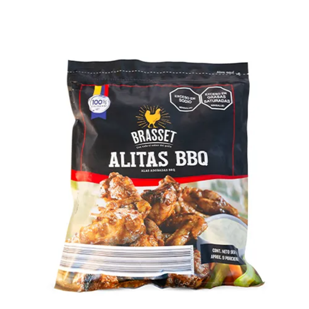 Imagen de ALITAS DE POLLO BBQ BRASSET 900 G