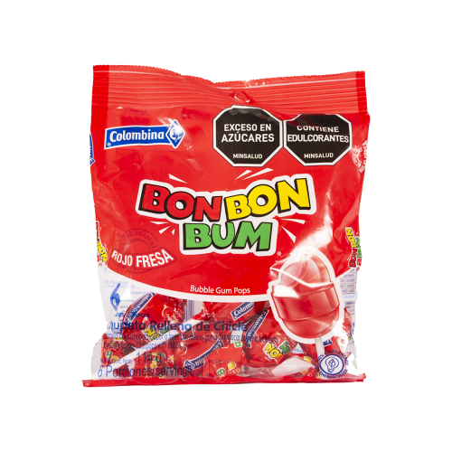 Imagen de BON BON BUM FRESA PQ 6 114 GR