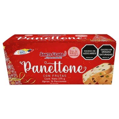 Imagen de Panettón SANTA CLARA con frutas x375 g