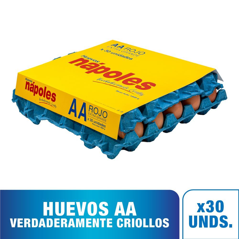 Imagen de Huevos AA NAPOLES rojo (30  und)