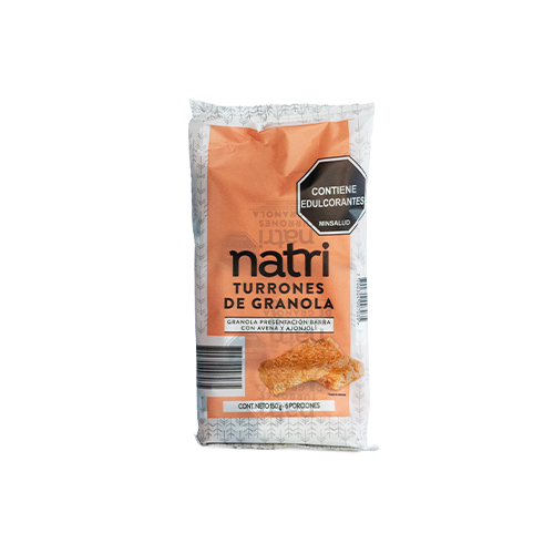 Imagen de TURRONES DE GRANOLA SIN AZÚCAR NATRI 150 GRS...