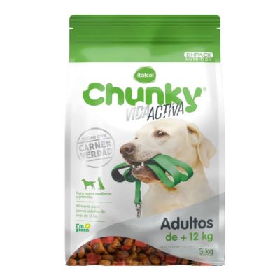Imagen de Alimento para perro CHUNKY vida activa x3000 g