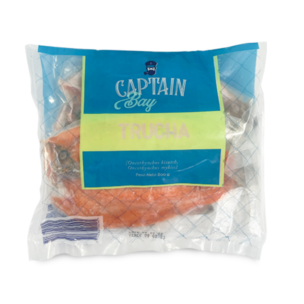 Imagen de TRUCHA ARCOIRIS CAPTAIN BAY X 800 GR