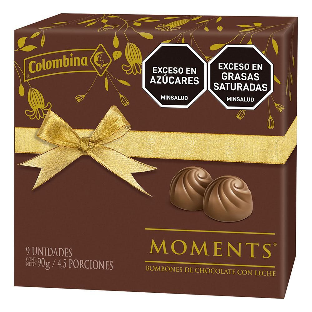 Imagen de Bombones de chocolate MOMENTS temporadas con leche (90  gr)