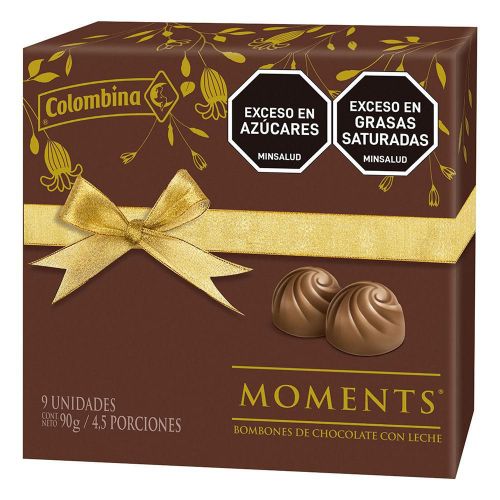 Imagen de Bombones de chocolate MOMENTS temporadas con leche (90  gr)