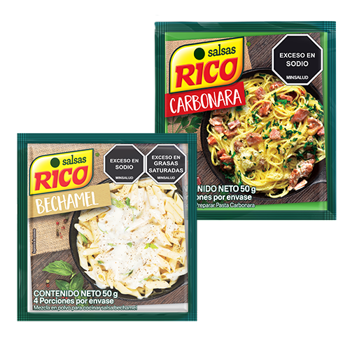 Imagen de BASE SALSA BECHAMEL/CARBONARA RICO 50G