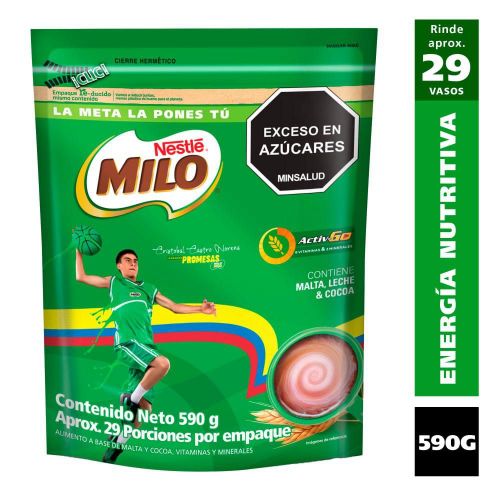 Imagen de Bebida achocolatada MILO activ go energía nutritiva (590  gr)