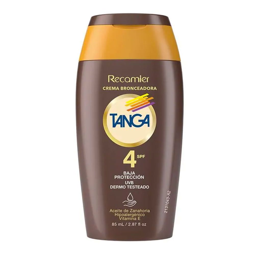 Imagen de Bronceador TANGA crema SPF4 x85 ml