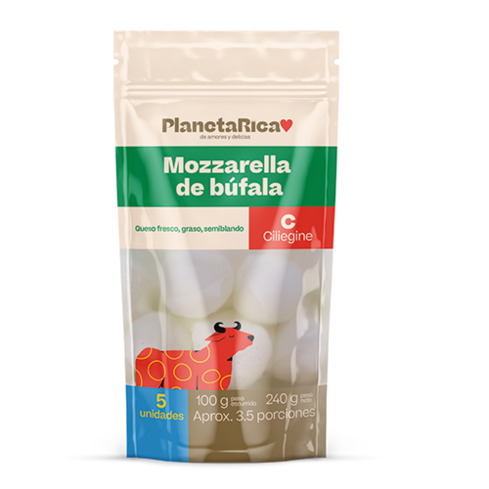 Imagen de QUESO LATTI MOZZARELLA BUFALA 100GR