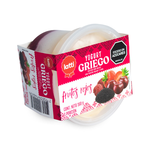Imagen de YOGURT GRIEGO FRUTOS ROJOS LATTI 160 GR
