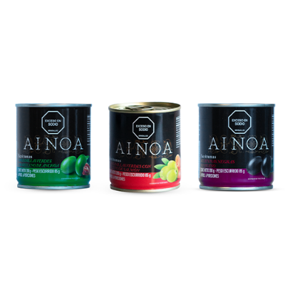 Imagen de ACEITUNA EN LATA AINOA 200 GR