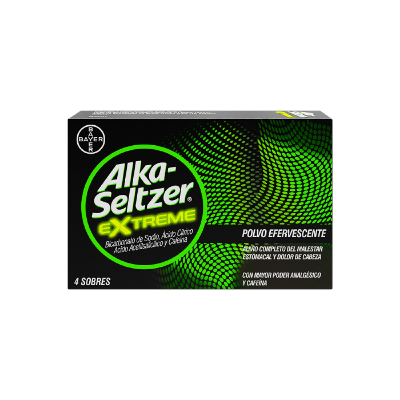 Imagen de ALKA-SELTZER EXTREME 4 SOBRES
