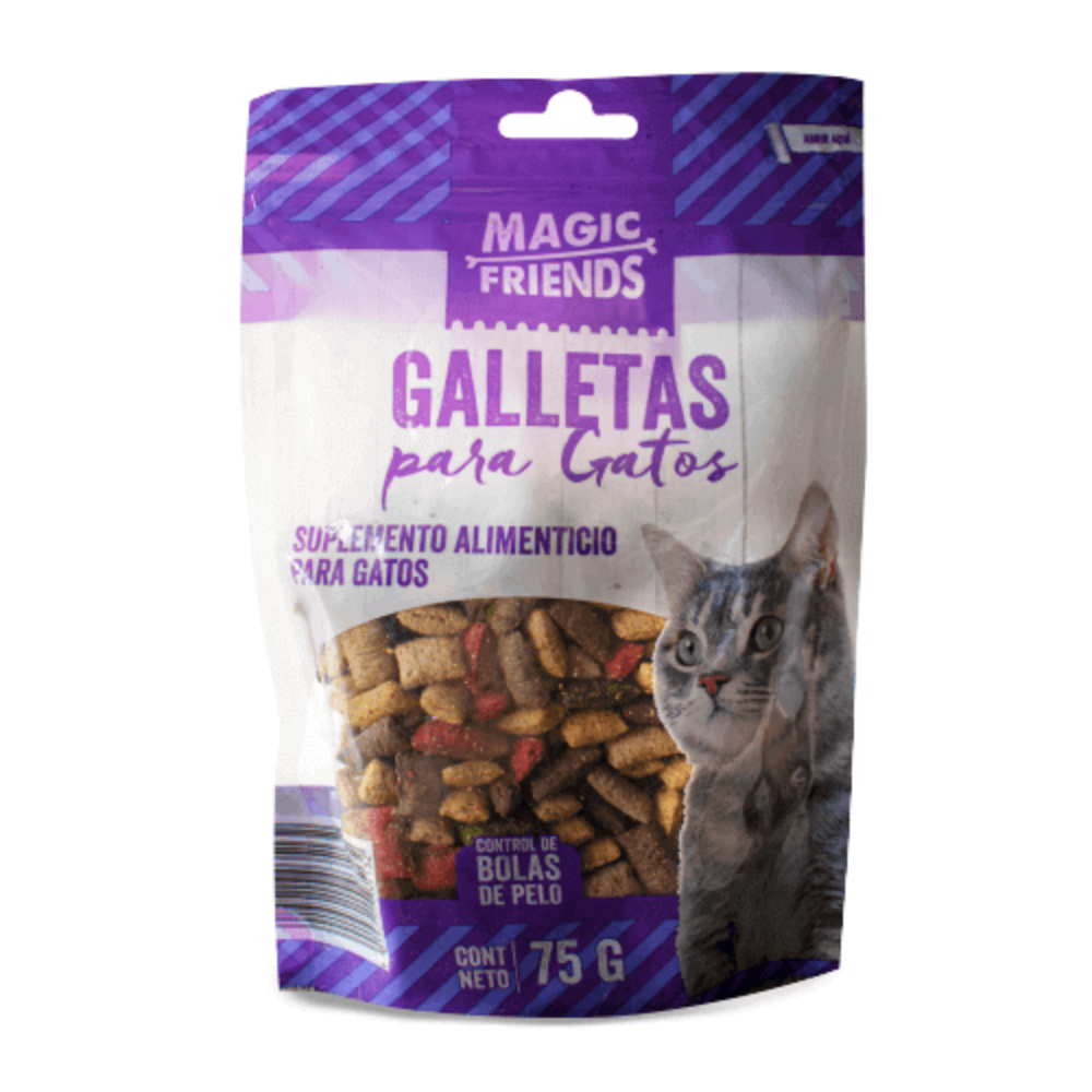 Imagen de GALLETAS PARA GATOS MAGIC FRIENDS 75G