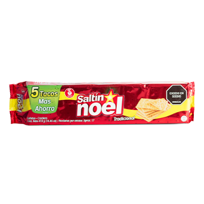 Imagen de GALLETA SALTIN NOEL 5 TACOS 410 G