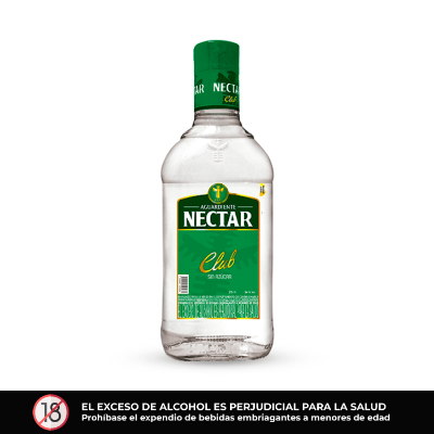Imagen de AGUARDIENTE NÉCTAR CLUB VERDE 375 ML
