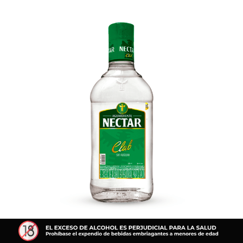 Imagen de AGUARDIENTE NÉCTAR CLUB VERDE 375 ML