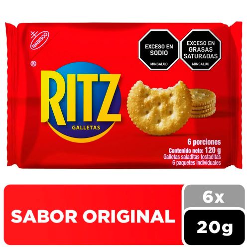 Imagen de Galletas RITZ 6 unds x20 g c/u