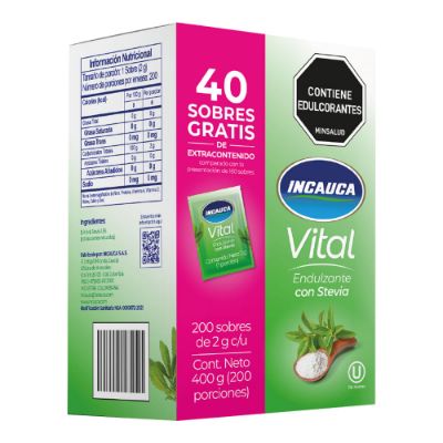 Imagen de Endulzante INCAUCA vital x320 g gratis 80 g