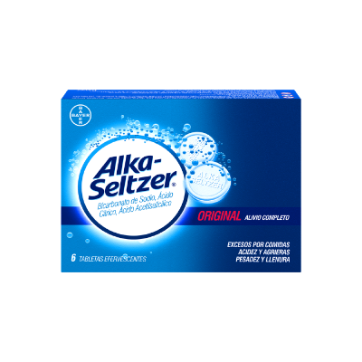 Imagen de ALKA-SELTZER TABLETA EFERVESCENTE 6 UND