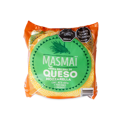 Imagen de AREPA RELLENA DE QUESO MASMAI 400 GR