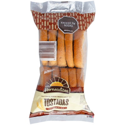 Imagen de TOSTADA INTEGRAL HORNEADITOS 10 UND 150G