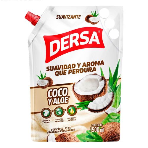 Imagen de Suavizante DERSA coco aloe con cápsulas de fragancia (1500  ml)