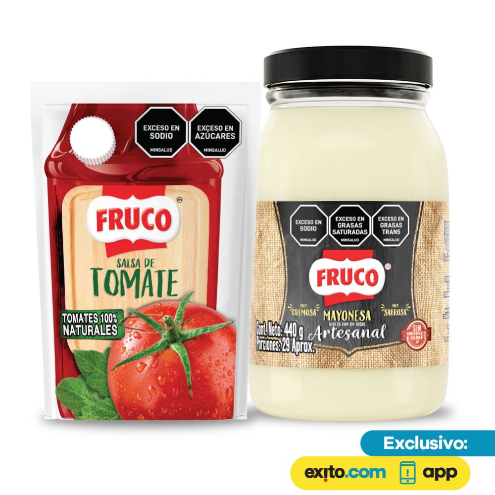 Imagen de Kit Parrillero Fruco Salsa de Tomate + Mayonesa Artesanal