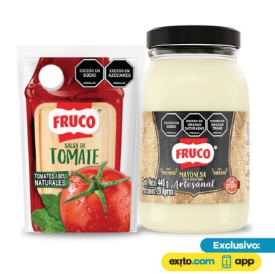 Imagen de Kit Parrillero Fruco Salsa de Tomate + Mayonesa Artesanal