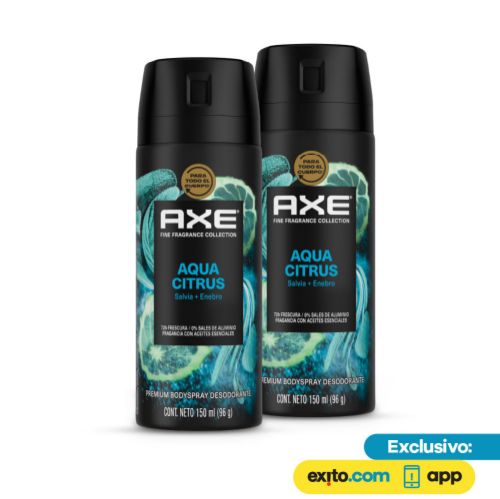 Imagen de Desodorante Axe Aqua Citrus X2 (150ml)
