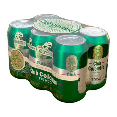 Imagen de Cerveza CLUB COLOMBIA trigo 6 unds x330 ml c/u