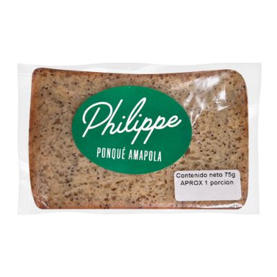 Imagen de Ponqué PHILIPPE amapola x75 g