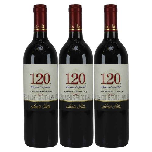 Imagen de Vino SANTA RITA 120 reserva especial cabernet sauvignon x750 ml 2x3
