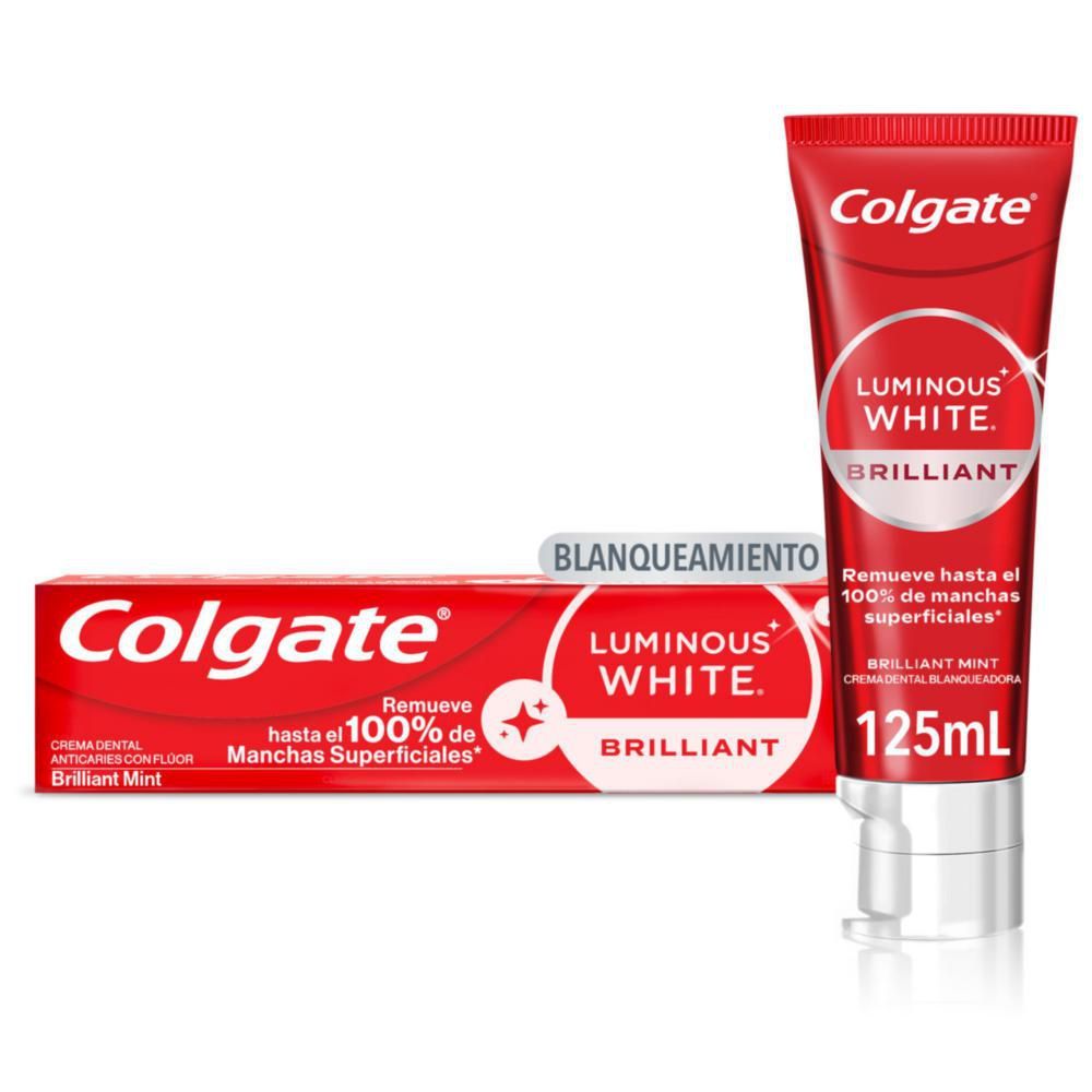 Imagen de Crema dental COLGATE blanqueadora luminous brilliant (125  ml)