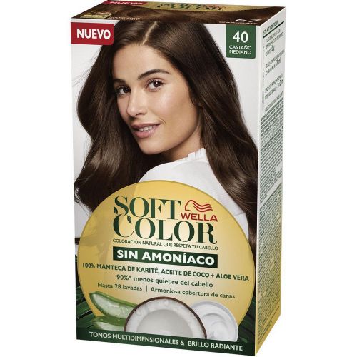 Imagen de Tinte para cabello SOFT COLOR castaño mediano, sin amoníaco (1  und)