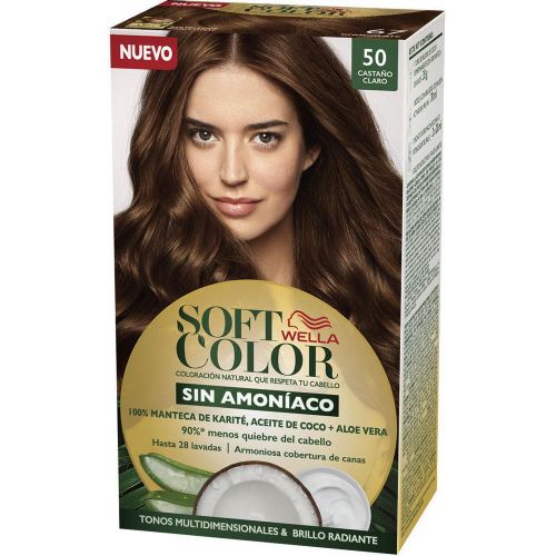 Imagen de Tinte para cabello SOFT COLOR castaño claro, sin amoníaco (1  und)