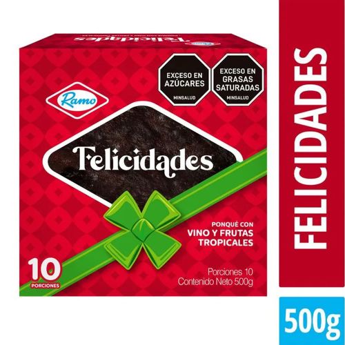 Imagen de Ponqué RAMO felicidades vino x500 g
