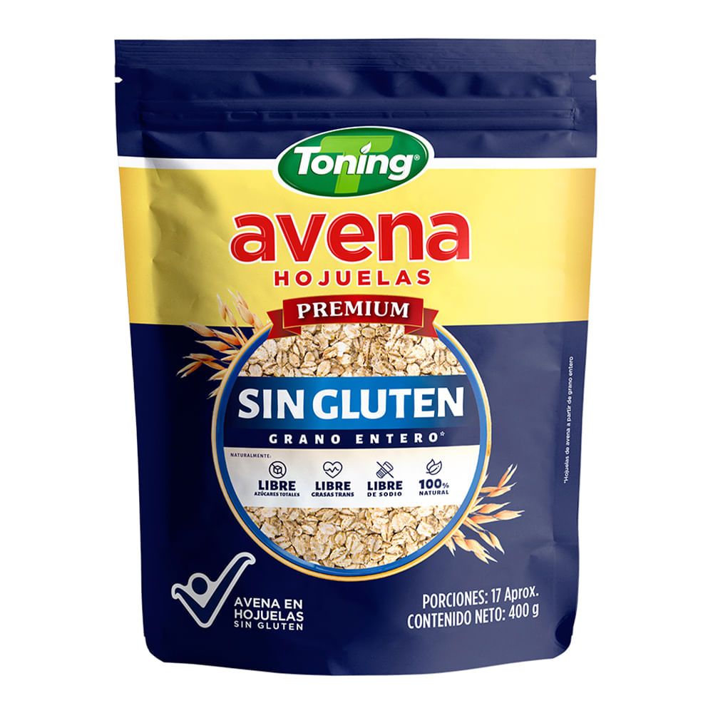 Imagen de Avena TONING hojuelas sin gluten x400 g