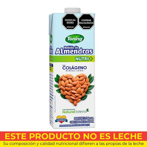 Imagen de Bebida TONING forza almendra sin azúcar x946 ml
