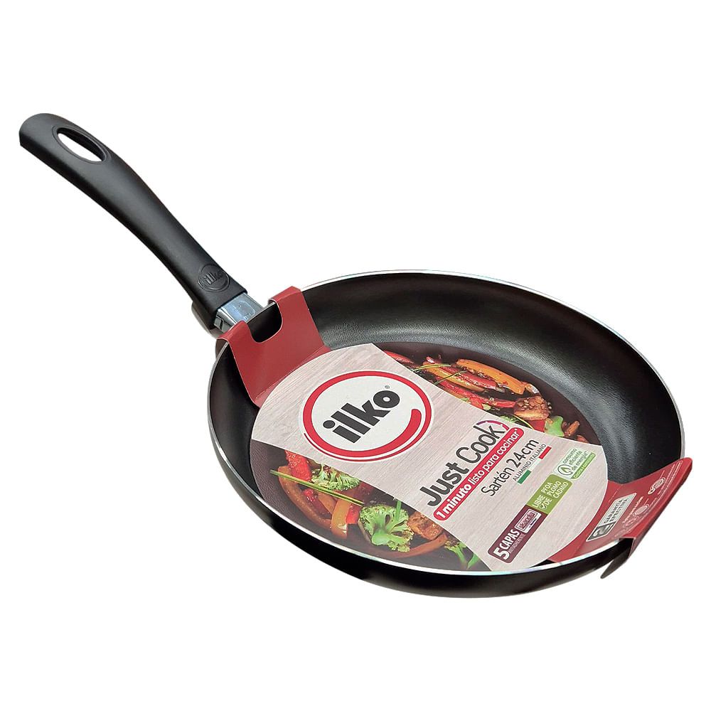 Imagen de Sartén ILKO antiadherente red blue 24 cm